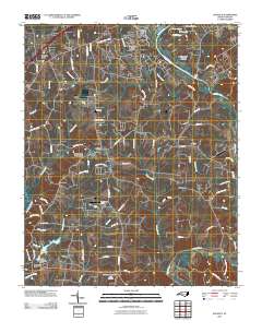 Advance 2010 topographic map thumbnail