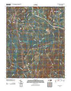 Ansonville 2010 topographic map thumbnail