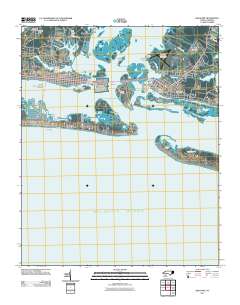 Beaufort 2011 topographic map thumbnail