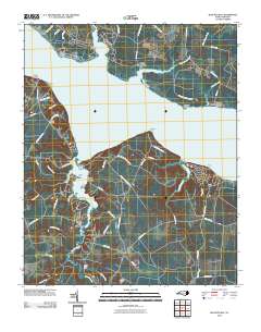 Blounts Bay 2010 topographic map thumbnail