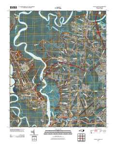 Castle Hayne 2010 topographic map thumbnail
