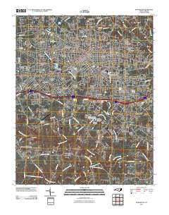 Burlington 2010 topographic map thumbnail