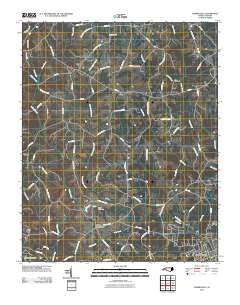 Cherryville 2010 topographic map thumbnail