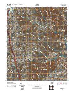 Cornelius 2010 topographic map thumbnail