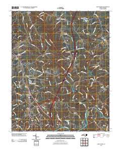 Elkin North 2010 topographic map thumbnail