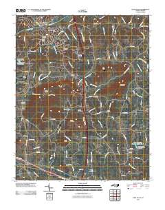 Elkin South 2010 topographic map thumbnail