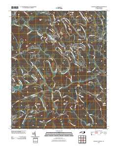 Glendale Springs 2010 topographic map thumbnail
