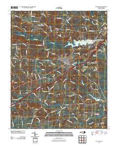 Four Oaks 2010 topographic map thumbnail