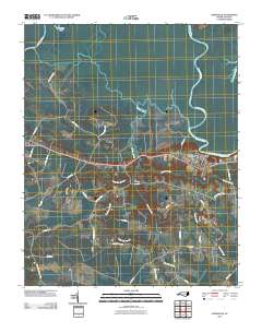 Jamesville 2010 topographic map thumbnail