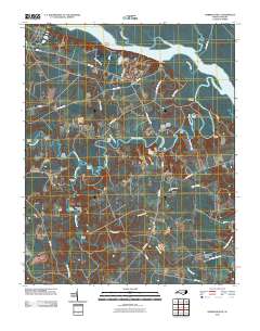 Harrellsville 2010 topographic map thumbnail