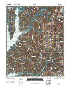 Green Level 2010 topographic map thumbnail