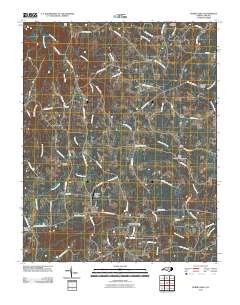 Hurdle Mills 2010 topographic map thumbnail