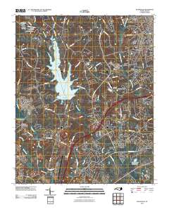 Kannapolis 2010 topographic map thumbnail