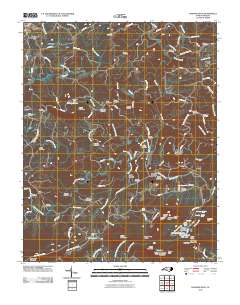 Hanging Rock 2010 topographic map thumbnail