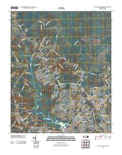 Jacksonville North 2010 topographic map thumbnail