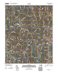 Lowesville 2010 topographic map thumbnail