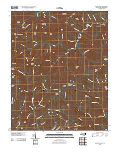Luftee Knob 2010 topographic map thumbnail