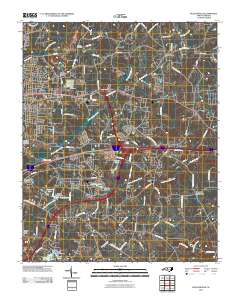 McLeansville 2010 topographic map thumbnail
