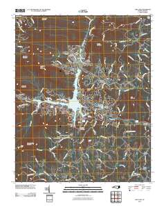 Lake Lure 2010 topographic map thumbnail