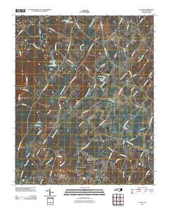 Locust 2010 topographic map thumbnail