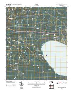 Lake Waccamaw West 2010 topographic map thumbnail