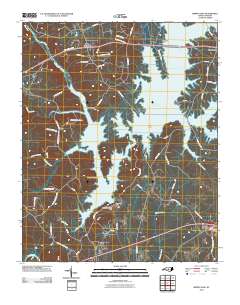 Merry Oaks 2010 topographic map thumbnail