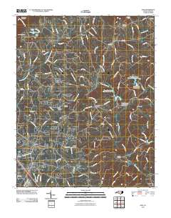King 2010 topographic map thumbnail