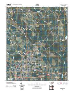 Laurinburg 2010 topographic map thumbnail