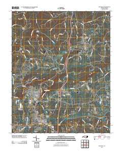 Mayodan 2010 topographic map thumbnail
