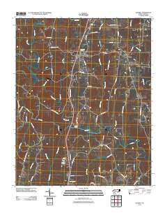 Kittrell 2011 topographic map thumbnail
