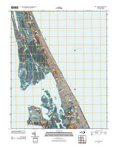 Kitty Hawk 2010 topographic map thumbnail
