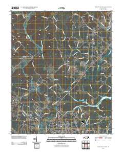 Morganton North 2010 topographic map thumbnail