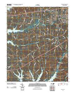 New Hill 2010 topographic map thumbnail