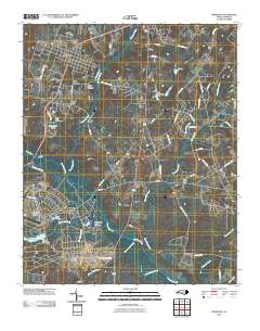 Pinebluff 2010 topographic map thumbnail