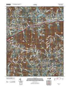 Oteen 2010 topographic map thumbnail