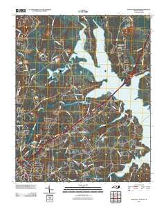 Northeast Durham 2010 topographic map thumbnail