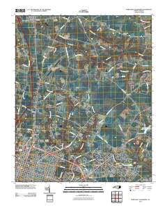 Northeast Goldsboro 2010 topographic map thumbnail