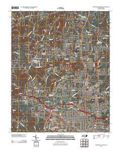 Northwest Durham 2010 topographic map thumbnail