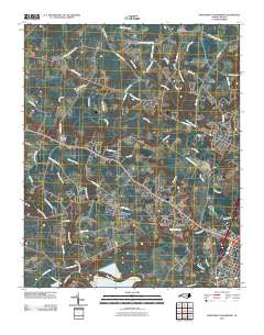 Northwest Goldsboro 2010 topographic map thumbnail