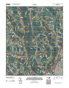 Northwest Lumberton 2010 topographic map thumbnail