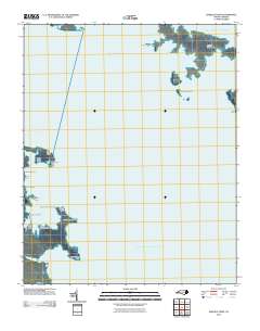Pamlico Point 2010 topographic map thumbnail