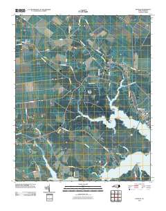 Pantego 2010 topographic map thumbnail