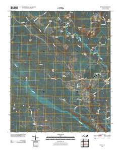 Rowan 2010 topographic map thumbnail
