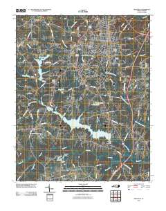 Reidsville 2010 topographic map thumbnail