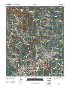 Selma 2010 topographic map thumbnail