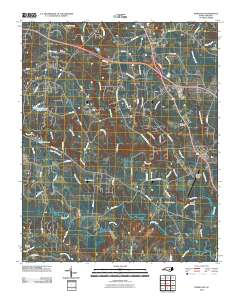 Powhatan 2010 topographic map thumbnail
