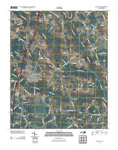Saint Pauls 2010 topographic map thumbnail