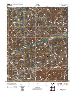 Roaring River 2010 topographic map thumbnail