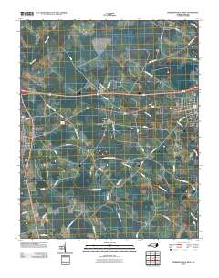 Robersonville West 2010 topographic map thumbnail