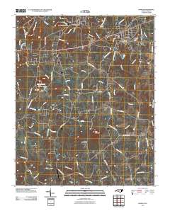 Ramseur 2010 topographic map thumbnail
